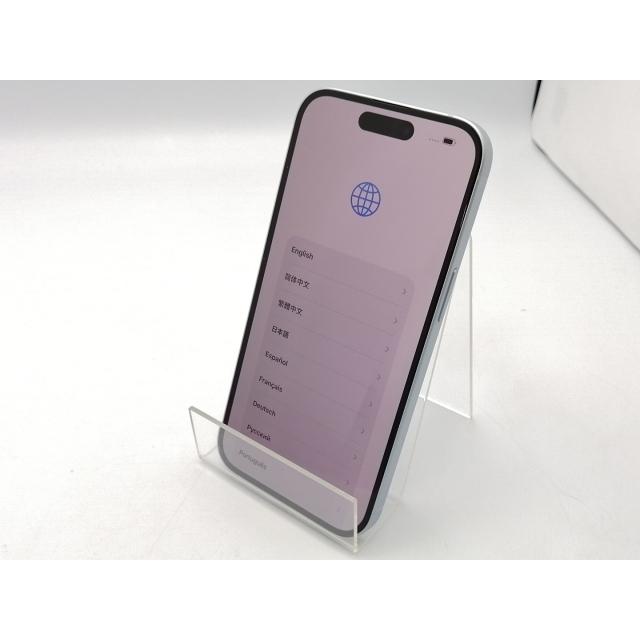【中古】Apple docomo 【SIMフリー】 iPhone 15 128GB ブルー MTML3J/A【ECセンター】保証期間１ヶ月【ランクA】の画像
