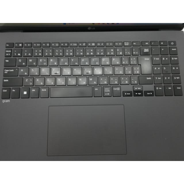 【中古】LG電子 LG gram 16Z90Q-AA79J1 チャコールグレー 【i7-1260P 16G 1T(SSD) RTX2050 WiFi 16LCD(2560×1600)】【DS秋葉】保証期間１ヶ月【ランクC】の画像