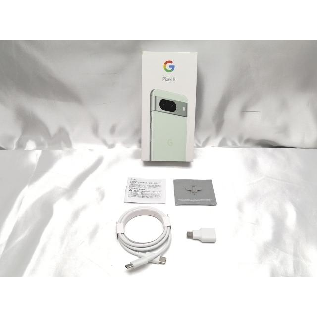 【中古】Google 国内版 【SIMフリー】 Pixel 8 ミント 8GB 128GB GZPF0【ECセンター】保証期間１ヶ月【ランクA】の画像