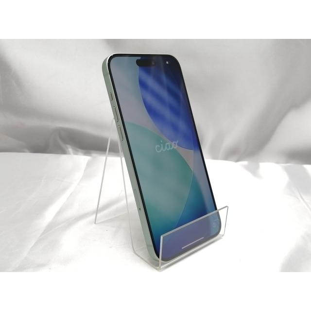 【中古】Apple docomo 【SIMフリー】 iPhone 15 Plus 128GB グリーン MU0E3J/A【ECセンター】保証期間１ヶ月【ランクB】の画像
