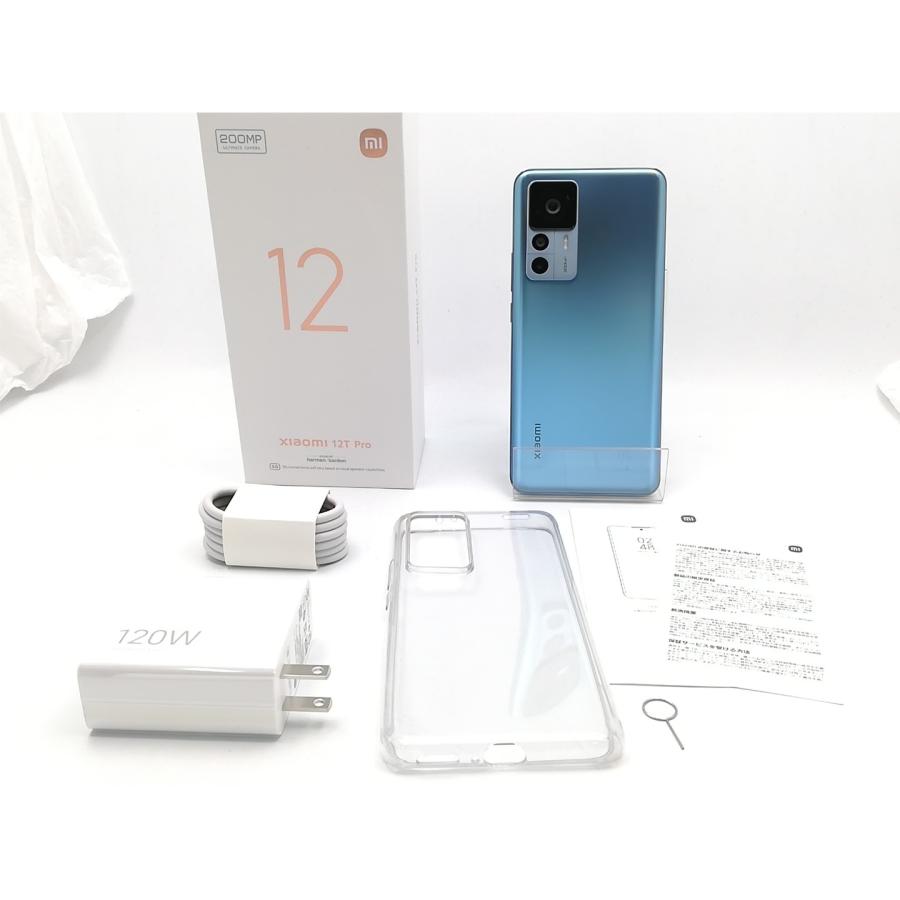 中古】Xiaomi 国内版 【SIMフリー】 Xiaomi 12T Pro ブルー 8GB 128GB