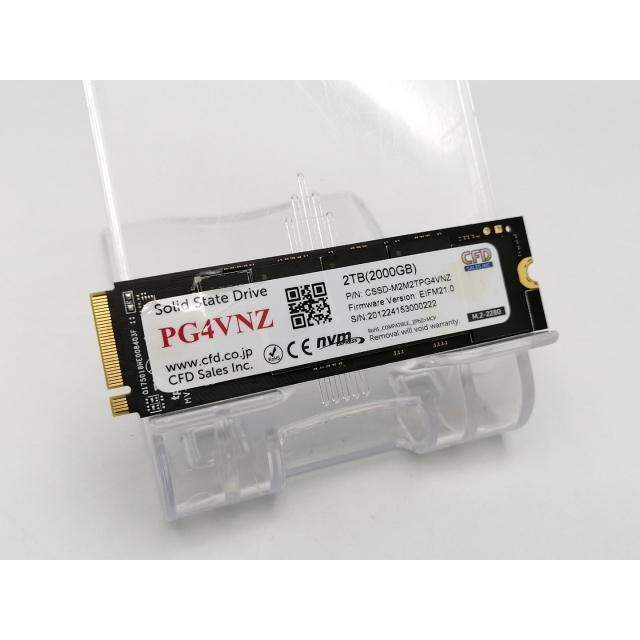 中古】CFD PG4VNZ(CSSD-M2M2TPG4VNZ) 2TB/M.2 2280(PCIe4.0 NVMe)/TLC