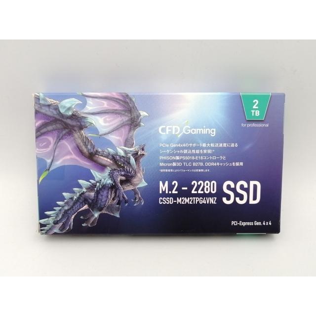 中古】CFD PG4VNZ(CSSD-M2M2TPG4VNZ) 2TB/M.2 2280(PCIe4.0 NVMe)/TLC