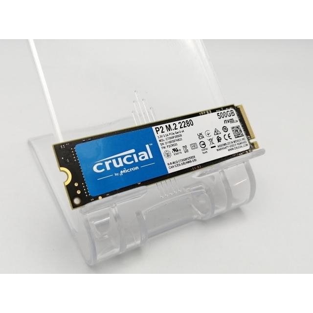 中古】Crucial P2(CT500P2SSD8JP) 500GB/M.2 2280(PCIe3.0 NVMe)/QLC