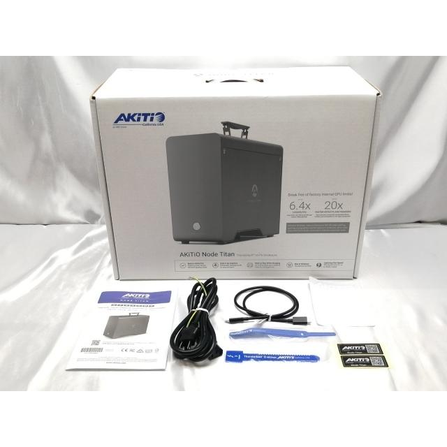 【中古】AKiTio Node Titan 【eGPUBox/Thunderbolt3/650W】【ECセンター】保証期間１週間_7