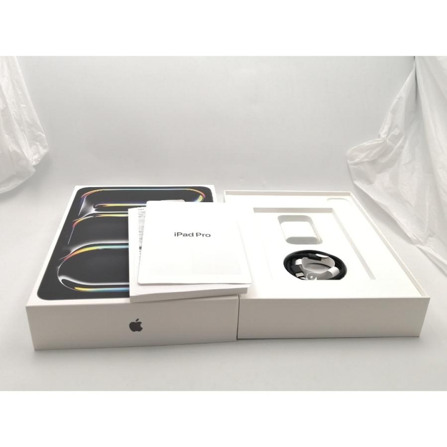 【中古】Apple 【Wi-Fi】 11インチ iPad Pro（M4/2024） 256GB スペースブラック 標準ガラス MVV83J/A【ECセンター】保証期間１ヶ月【ランクA】の画像
