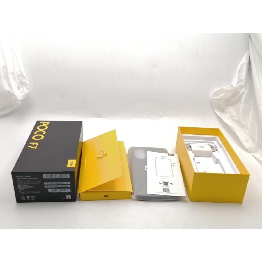 中古】Xiaomi 国内版 【SIMフリー】 Poco F7 ホワイト 12GB 256GB【EC