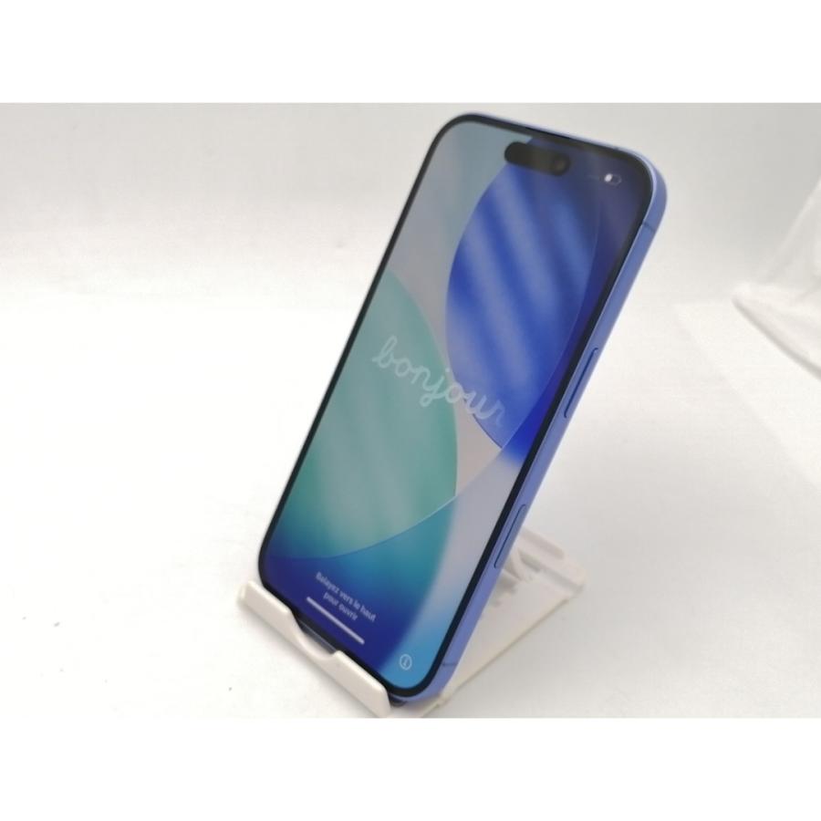 【中古】Apple au 【SIMフリー】 iPhone 16 128GB ウルトラマリン MYDU3J/A【ECセンター】保証期間１ヶ月【ランクA】の画像