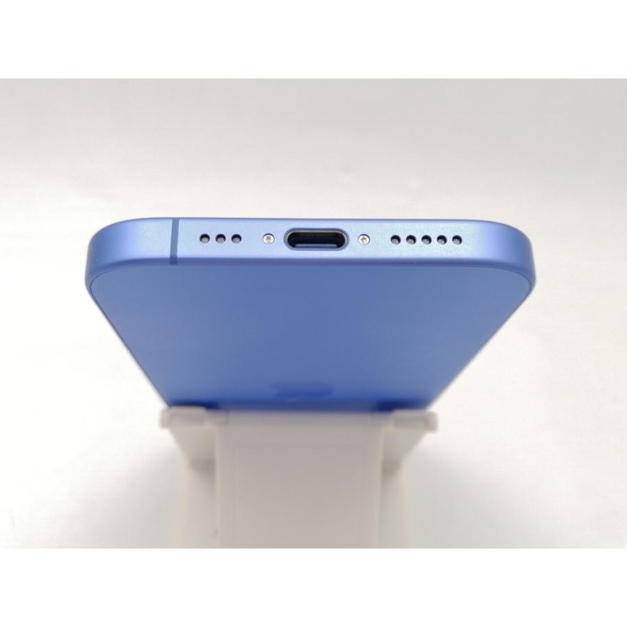 【中古】Apple au 【SIMフリー】 iPhone 16 128GB ウルトラマリン MYDU3J/A【ECセンター】保証期間１ヶ月【ランクA】の画像
