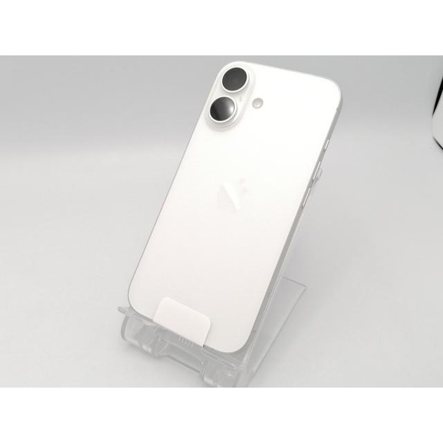 【未使用】Apple 国内版 【SIMフリー】 iPhone 16 128GB ホワイト MYDR3J/A【ECセンター】保証期間３ヶ月の画像