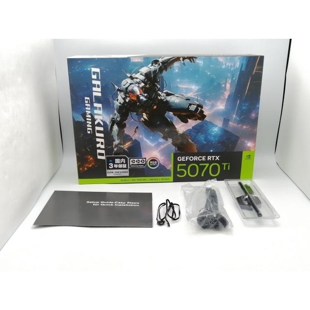 新品未開封 保証付 RTX5070Ti GG-RTX5070Ti-E16GB/OC/TP GAMING GALAKURO 中古】玄人志向 Ti 5070 RTX GALAKURO 玄人志向 グラフィックボード・グラボ・ビデオカード