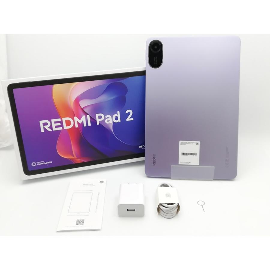 中古】Xiaomi 国内版 【Wi-Fi】 Redmi Pad 2 PU ラベンダーパープル