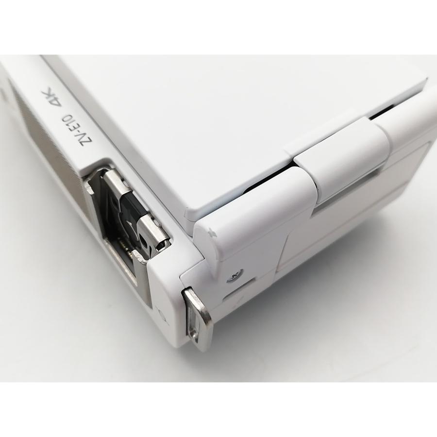 中古】SONY VLOGCAM ZV-E10 ボディ ホワイト【ECセンター】保証期間1