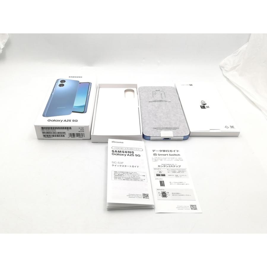 未使用】SAMSUNG docomo 【SIMフリー】 Galaxy A25 5G ブルー 4GB 64GB