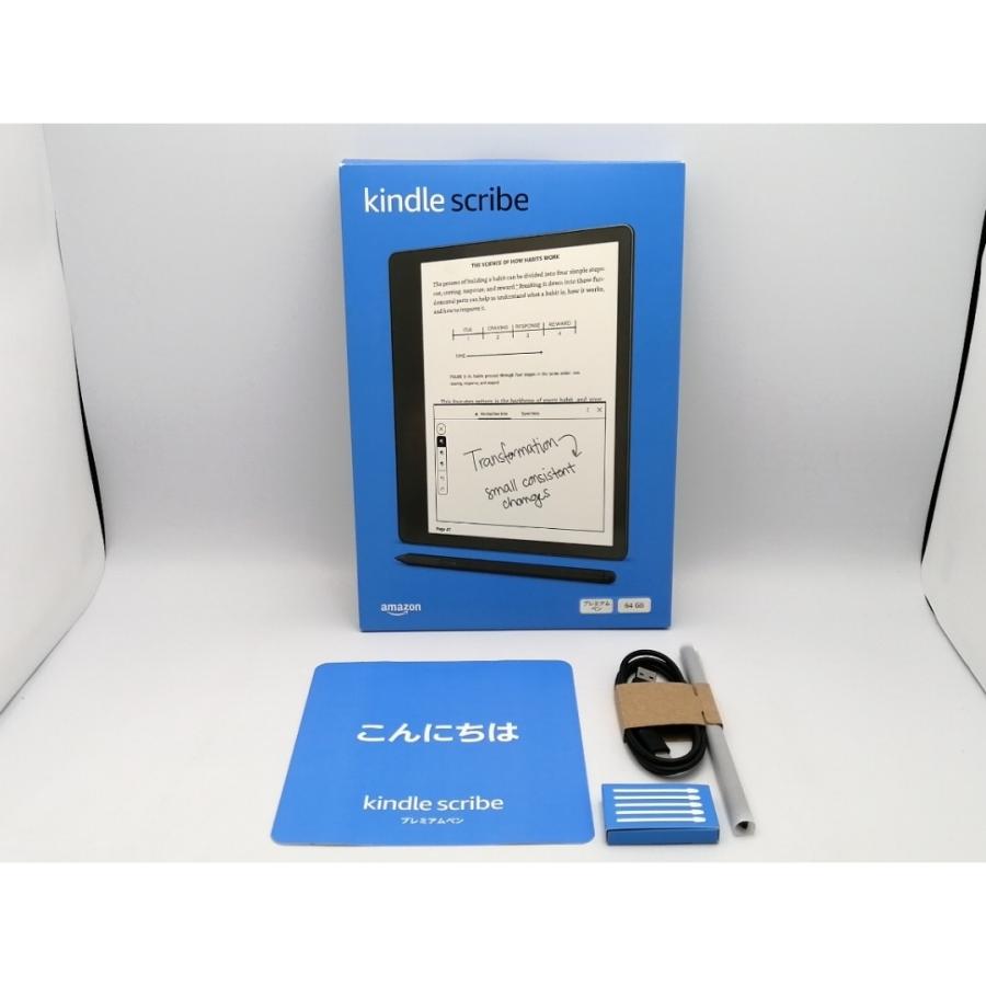 【未開封新品】Kindle Scribe 64GB 2022年モデル 中古】Amazon Kindle Scribe (2022) 64GB プレミアムペン付き【EC