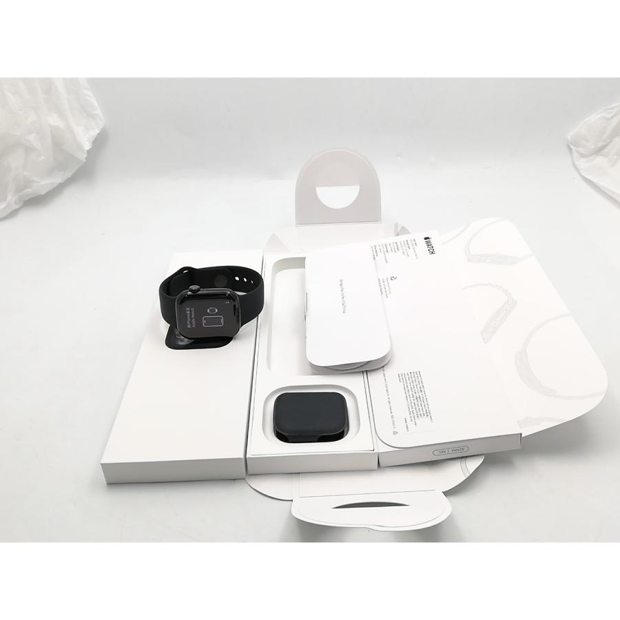 【中古】Apple Watch Series11 42mm GPS ジェットブラックアルミニウムケース/ブラックスポーツバンド (M/L) MEQU4J/A【ECセンター】保証期間１ヶ月【ランクA】の画像