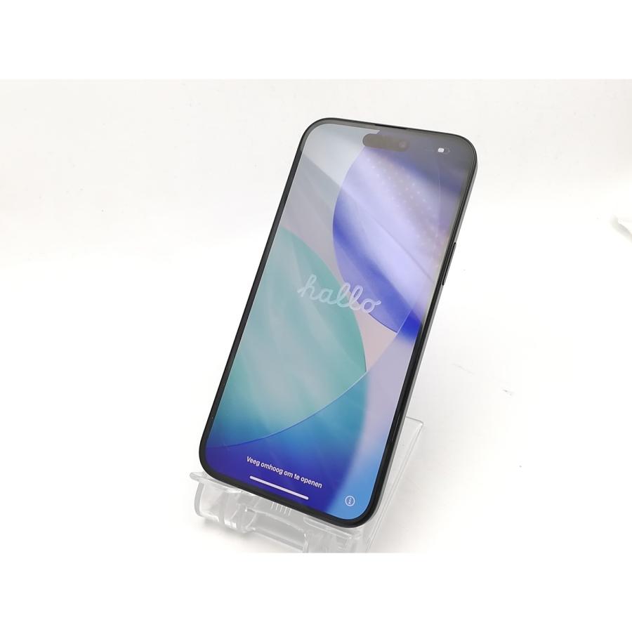 【中古】Apple 国内版 【SIMフリー】 iPhone 15 Plus 256GB ブラック MU0F3J/A【ECセンター】保証期間１ヶ月【ランクA】の画像