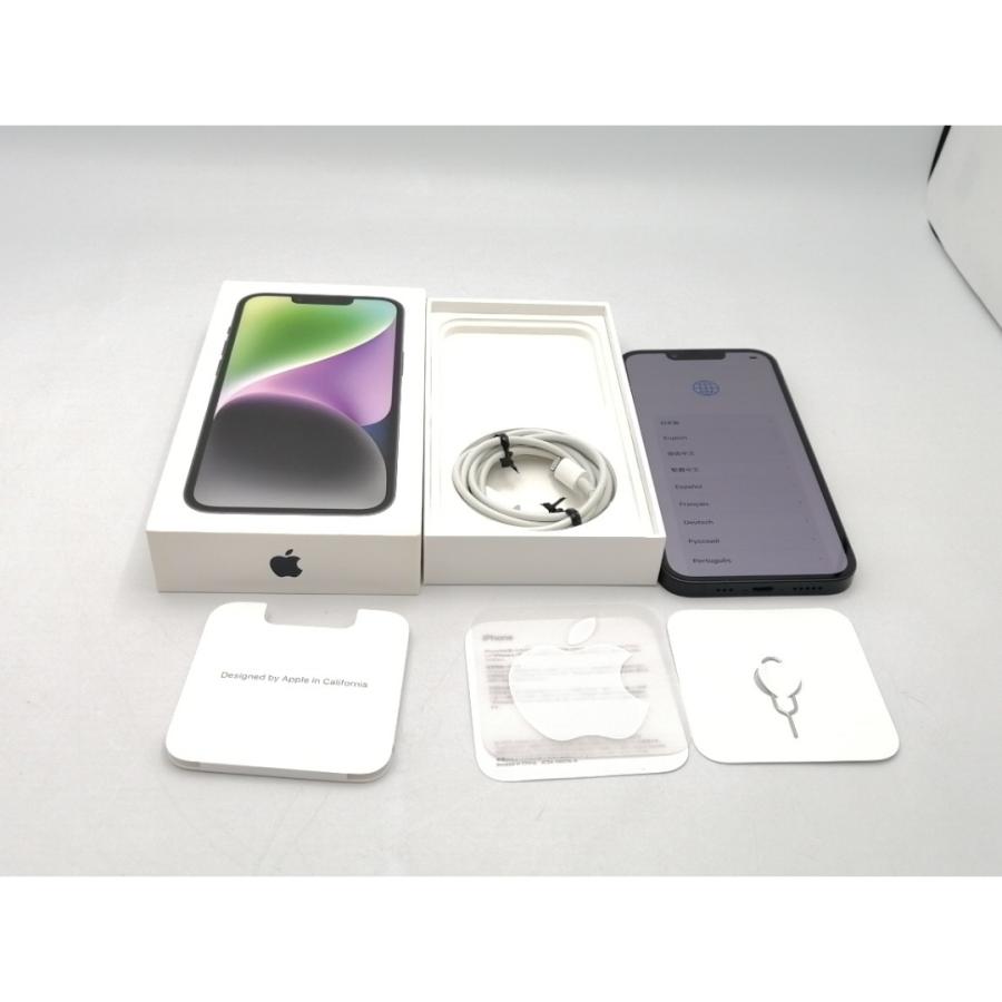 【中古】Apple docomo 【SIMフリー】 iPhone 14 128GB ミッドナイト MPUD3J/A【ECセンター】保証期間１ヶ月【ランクA】の画像