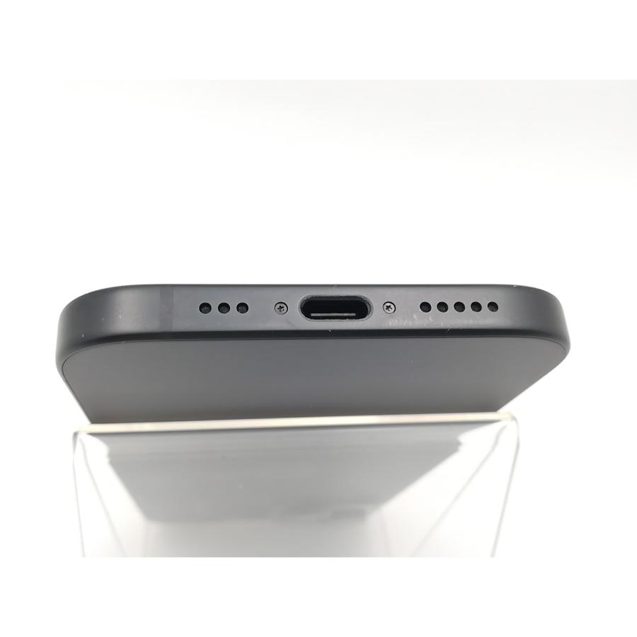 【中古】Apple 国内版 【SIMフリー】 iPhone 15 128GB ブラック MTMH3J/A【ECセンター】保証期間１ヶ月【ランクB】の画像