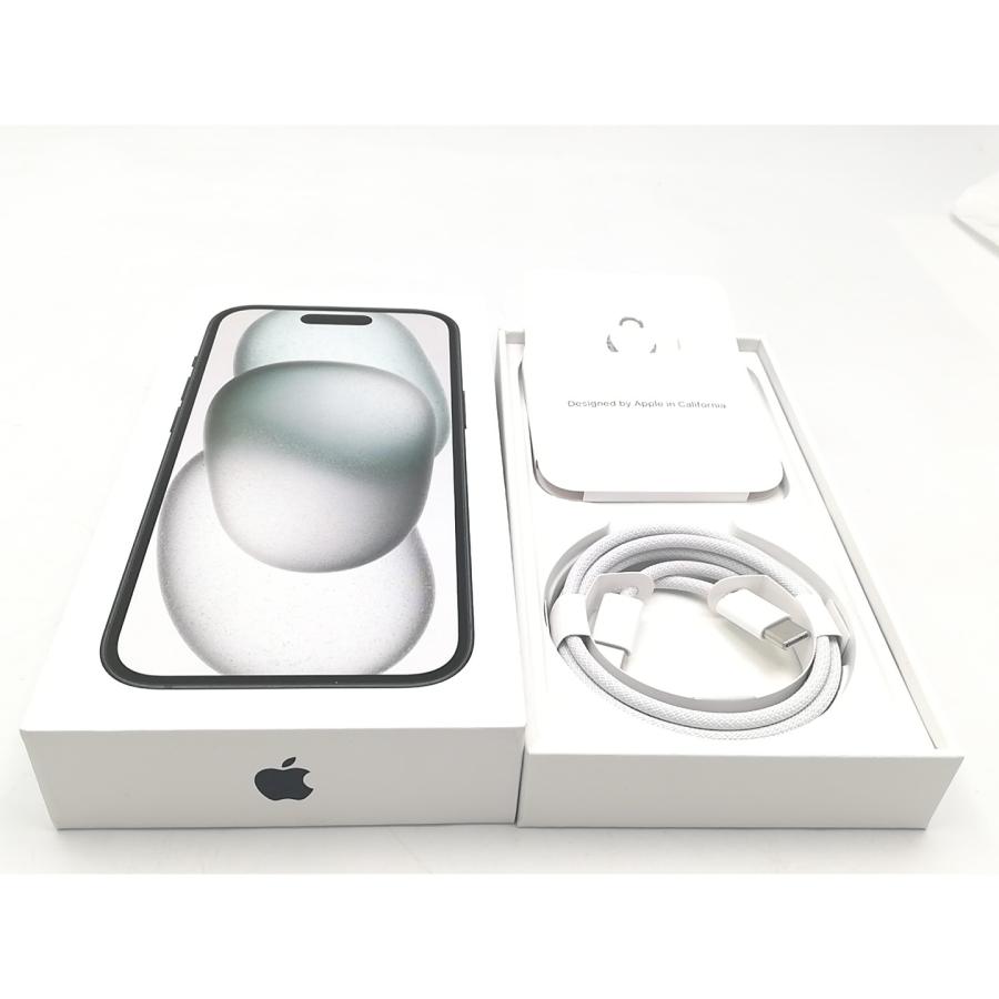 【中古】Apple 国内版 【SIMフリー】 iPhone 15 128GB ブラック MTMH3J/A【ECセンター】保証期間１ヶ月【ランクB】の画像