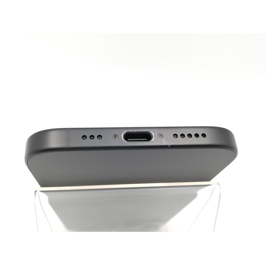 【中古】Apple 国内版 【SIMフリー】 iPhone 15 128GB ブラック MTMH3J/A【ECセンター】保証期間１ヶ月【ランクB】の画像