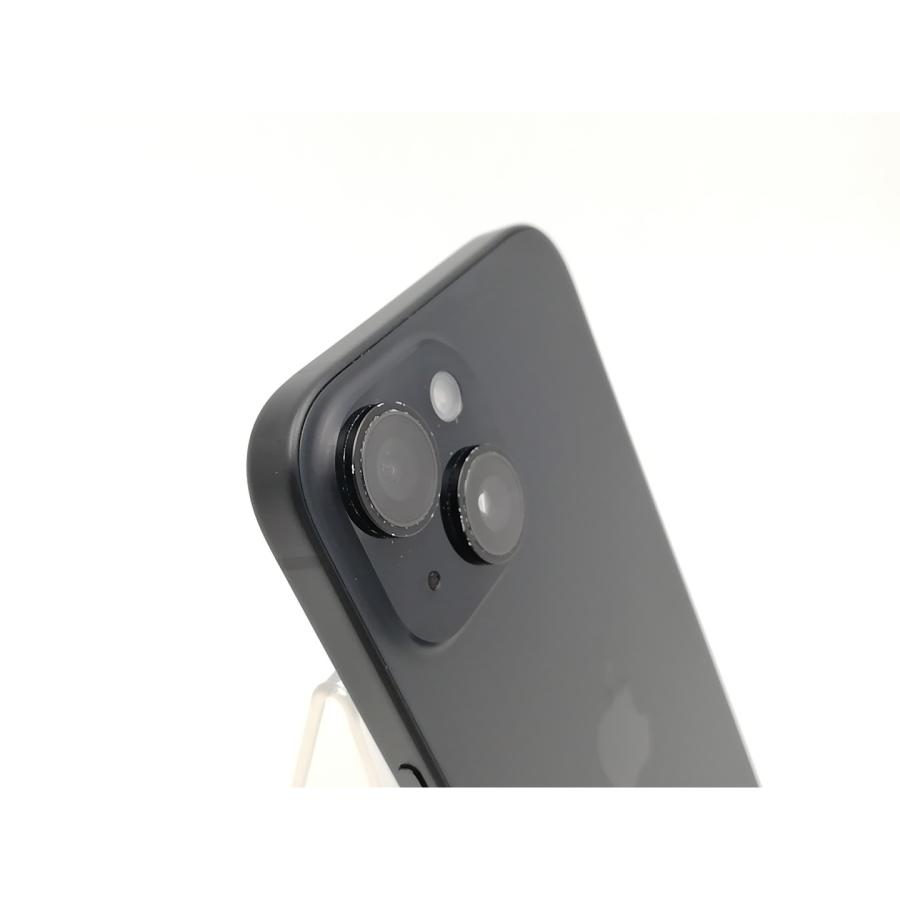 【中古】Apple 国内版 【SIMフリー】 iPhone 15 128GB ブラック MTMH3J/A【ECセンター】保証期間１ヶ月【ランクB】の画像