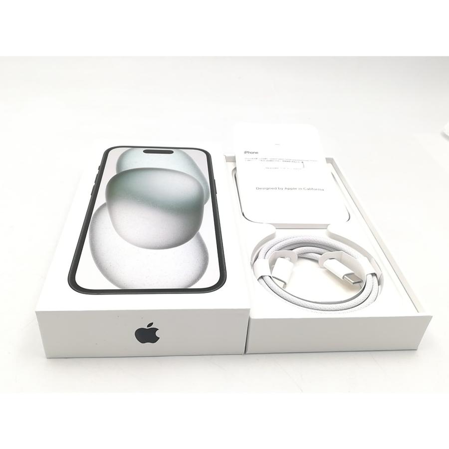 【中古】Apple 国内版 【SIMフリー】 iPhone 15 128GB ブラック MTMH3J/A【ECセンター】保証期間１ヶ月【ランクB】の画像