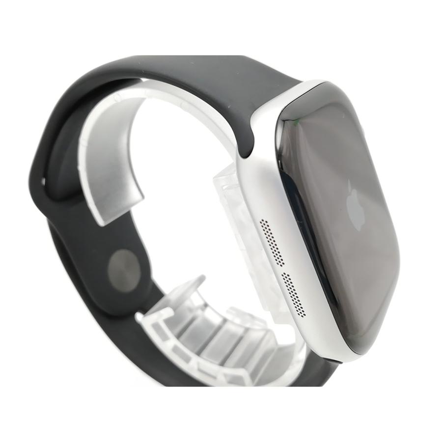 【中古】Apple Apple Watch Series11 42mm Cellular シルバーアルミニウムケース/ブラックスポーツバンド (M/L)【ECセンター】保証期間１ヶ月【ランクA】の画像