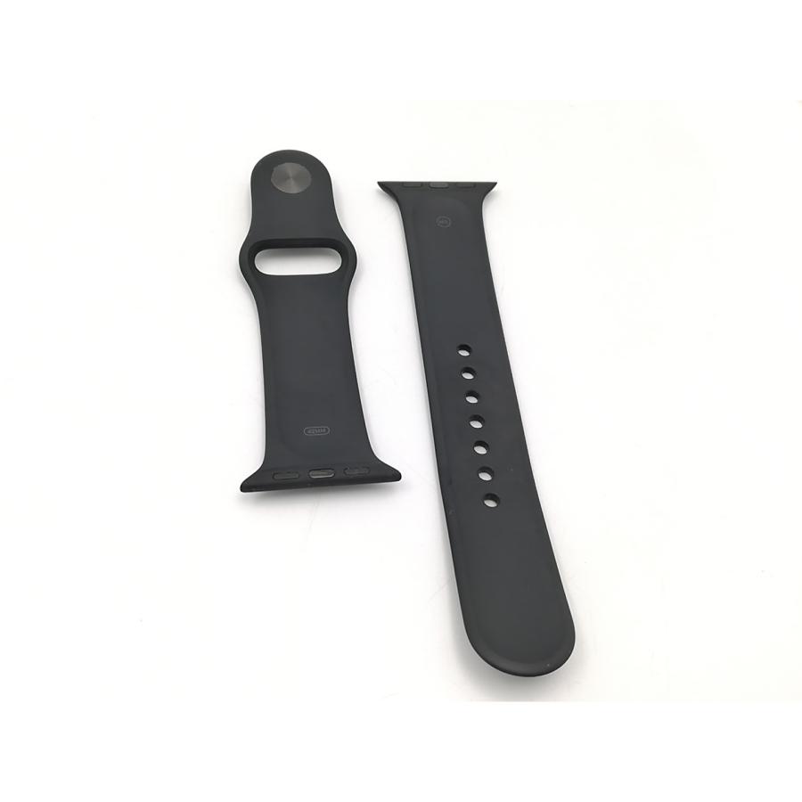 【中古】Apple Apple Watch Series11 42mm Cellular シルバーアルミニウムケース/ブラックスポーツバンド (M/L)【ECセンター】保証期間１ヶ月【ランクA】の画像