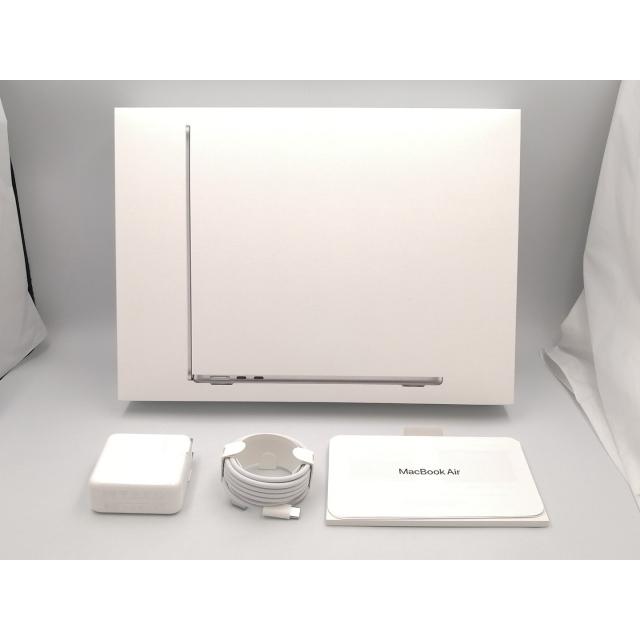 【中古】Apple MacBook Air 13インチ CTO (M3,2024) シルバー M3(CPU:8C/GPU:10C)/16G/512G【ECセンター】保証期間１ヶ月【ランクA】の画像