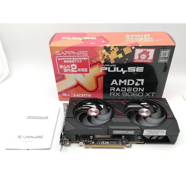 中古】SAPPHIRE SAPPHIRE PULSE Radeon RX 9060 XT GAMING OC 16GB