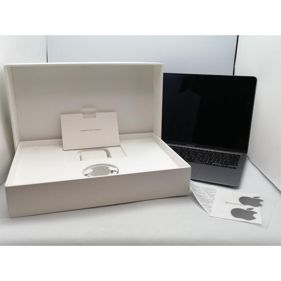 【中古】Apple MacBook Air 13インチ M1(CPU:8C/GPU:7C) 8GB/256GB スペースグレイ MGN63J/A (M1・2020)【ECセンター】保証期間１ヶ月【ランクA】の画像