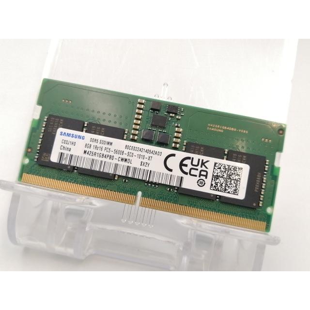 【動作確認済み】ノートPC DDR5-5600 8GB 1枚 中古】262PIN SODIMM 8GB DDR5-5600(PC5-44800)【ノートPC用】【EC