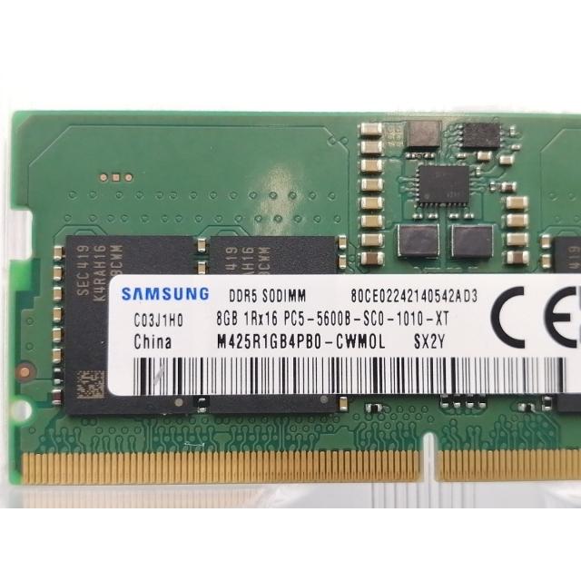 中古】262PIN SODIMM 8GB DDR5-5600(PC5-44800)【ノートPC用】【EC
