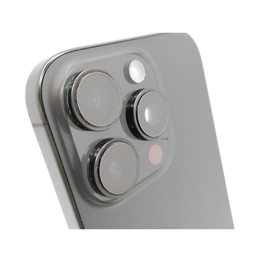 【中古】Apple 国内版 【SIMフリー】 iPhone 16 Pro 128GB ブラックチタニウム MYMV3J/A【ECセンター】保証期間１ヶ月【ランクC】の画像