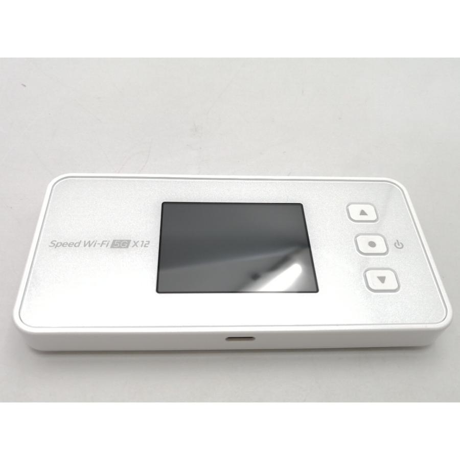 中古】NEC au 【SIMフリー】 Speed Wi-Fi 5G X12 NAR03 アイスホワイト