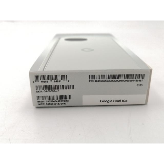 【未使用】Google 国内版 【SIMフリー】  Pixel 10a フォグ 8GB 128GB【ECセンター】保証期間３ヶ月の画像