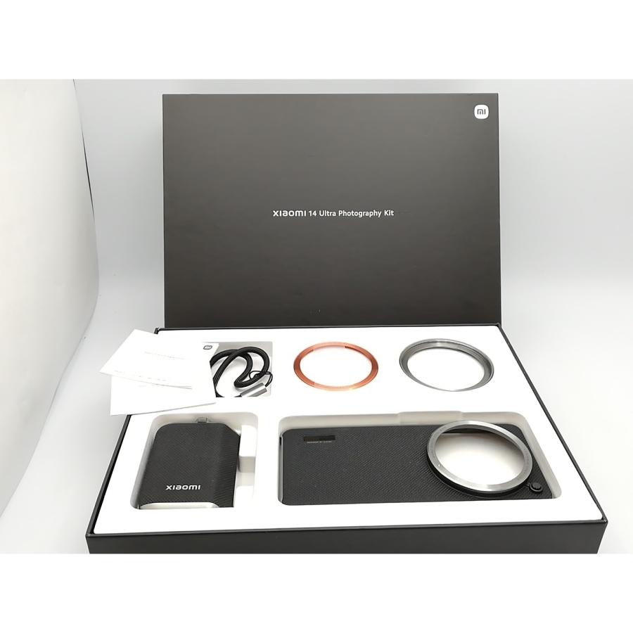 【中古】Xiaomi 国内版 【SIMフリー】 Xiaomi 14 Ultra （フォトグラフィーキット付き） ブラック 16GB 512GB【ECセンター】保証期間１ヶ月【ランクA】の画像