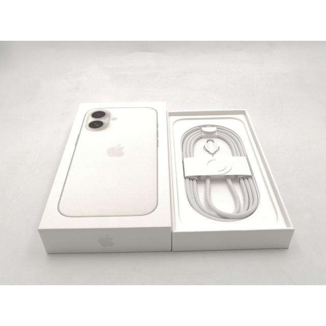 【中古】Apple 国内版 【SIMフリー】 iPhone 16 128GB ホワイト MYDR3J/A【ECセンター】保証期間１ヶ月【ランクA】の画像