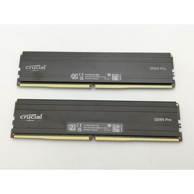 中古】DDR5 16GB 2枚組（合計32GB） DDR5-5600(PC5-44800