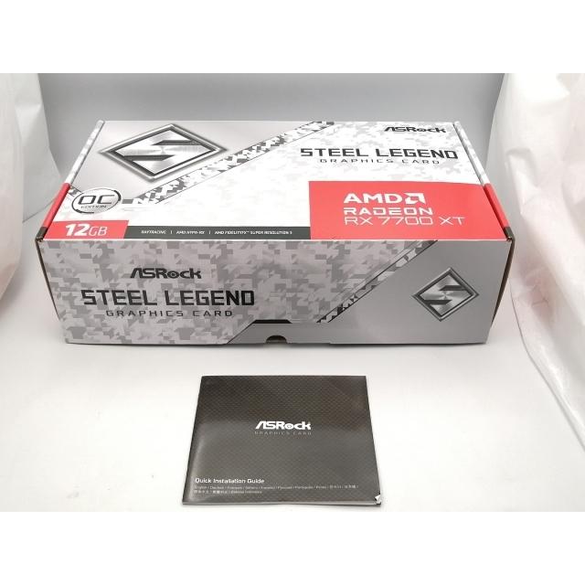 ASRock RX 7700 XT 12GB 未使用品 中古】ASRock Radeon RX 7700 XT Steel Legend 12GB OC RX7700XT/12GB