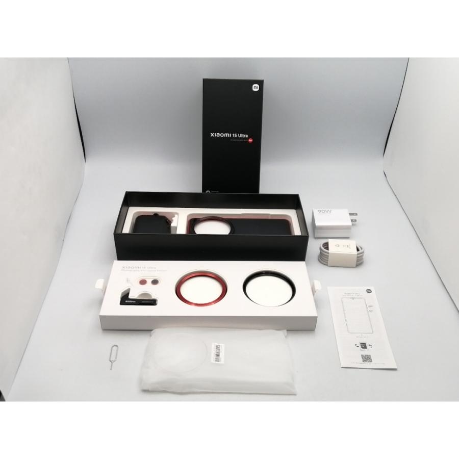 【中古】Xiaomi 国内版【SIMフリー】 Xiaomi 15 Ultra (フォトグラフィーキット付き) ブラック 16GB 512GB【ECセンター】保証期間１ヶ月【ランクA】の画像