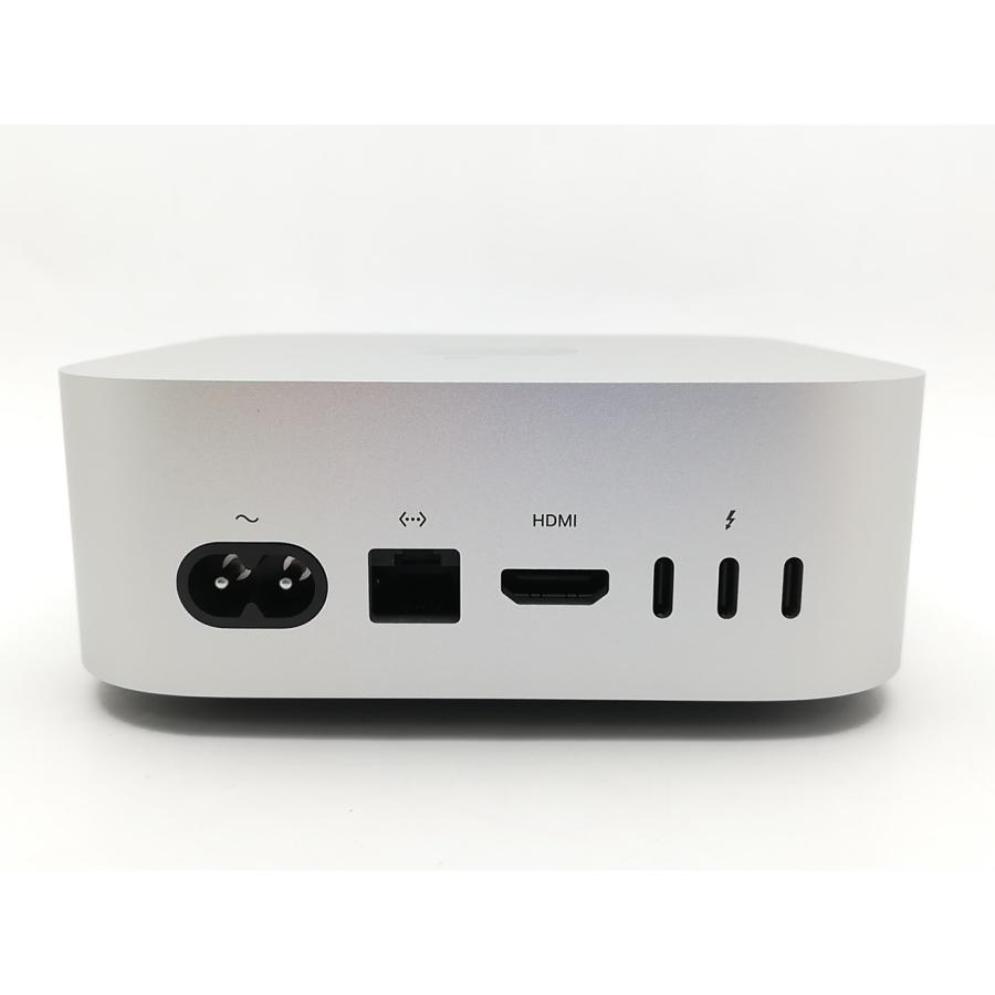 【中古】Apple Mac mini M4(CPU:10C/GPU:10C) 16GB/256GB シルバー MU9D3J/A (M4・2024)【ECセンター】保証期間１ヶ月【ランクA】の画像