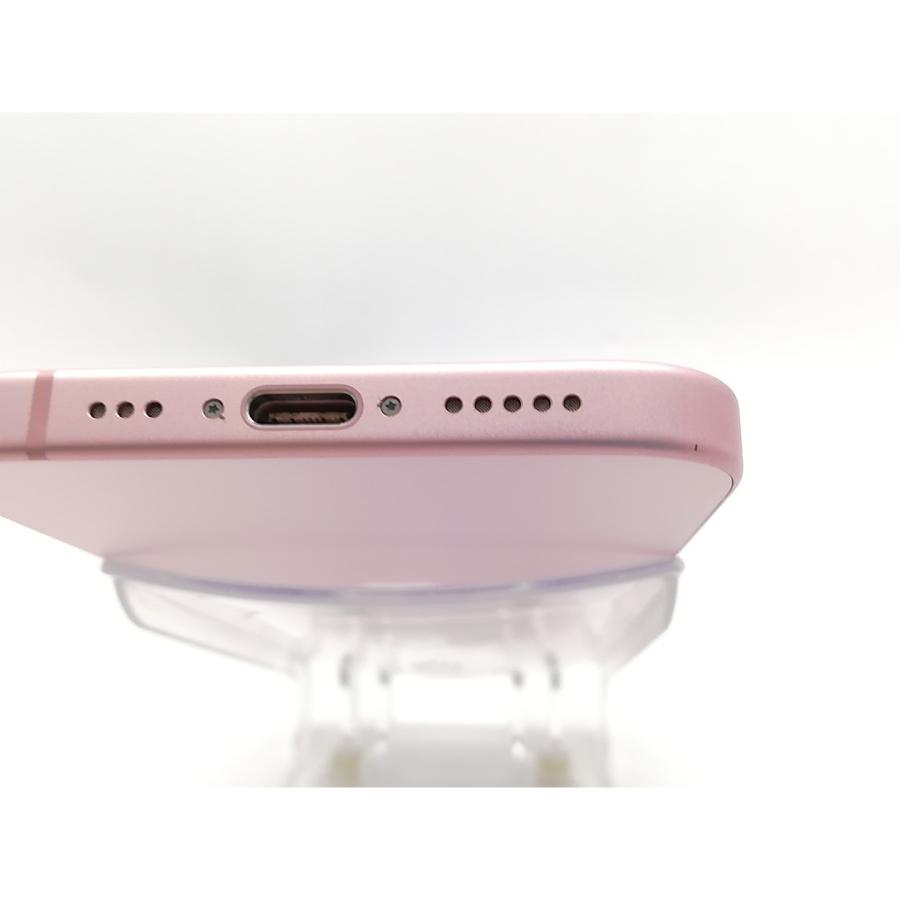 【中古】Apple au 【SIMフリー】 iPhone 15 256GB ピンク MTMP3J/A【ECセンター】保証期間１ヶ月【ランクB】の画像