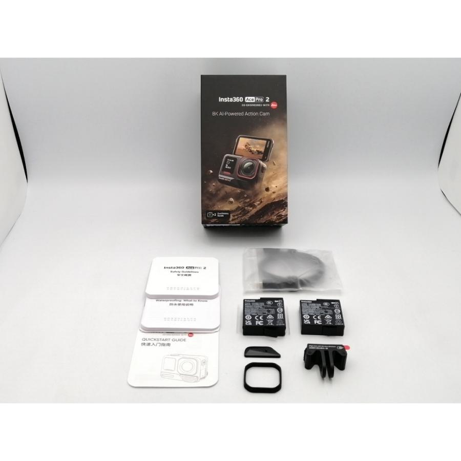 【中古】Shenzhen Arashi Vision Insta360 Ace Pro 2 デュアルバッテリーキット [ブラック]【ECセンター】保証期間１ヶ月【ランクA】の画像