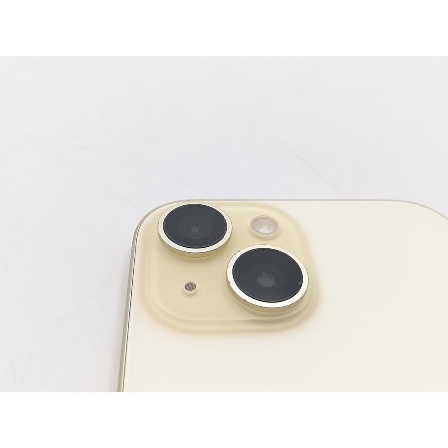 【中古】Apple docomo 【SIMフリー】 iPhone 15 256GB イエロー MTMQ3J/A【ECセンター】保証期間１ヶ月【ランクA】の画像