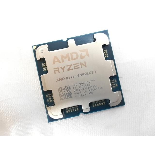 中古】AMD Ryzen 9 9950X3D (4.3GHz/TC:5.7GHz) BOX AM5/16C/32T/L3