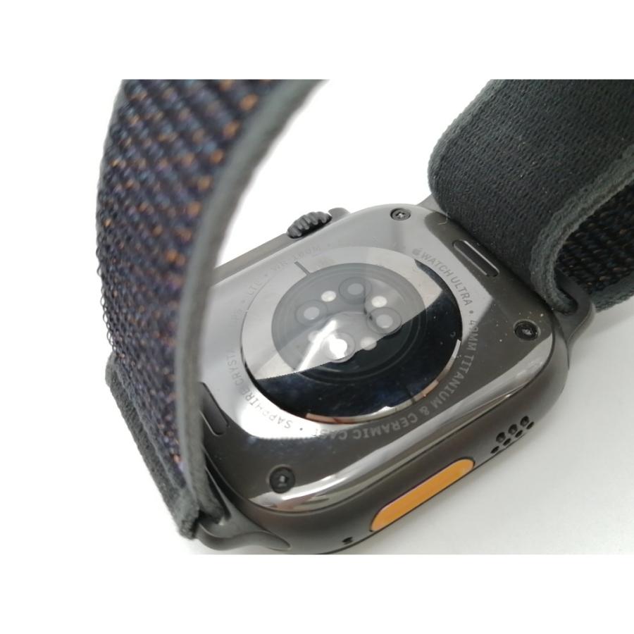 【中古】Apple Apple Watch Ultra2 49mm Cellular ブラックチタニウムケース/ブラックトレイルループ (M/L) MX4V3J/A【ECセンター】保証期間１ヶ月【ランクB】の画像