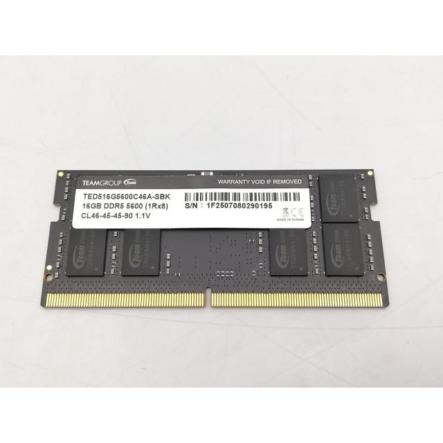 未使用品 Samsung DDR5 SODIMM 16GB PC5 未通電 中古】262PIN SODIMM 16GB DDR5-5600(PC5-44800)【ノートPC用】【EC