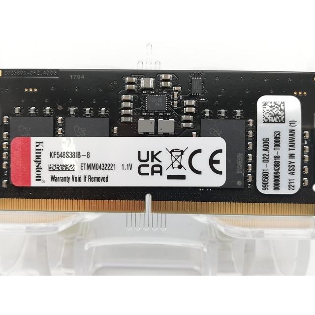 中古】262PIN SODIMM 8GB DDR5-4800(PC5-38400)【ノートPC用】【EC